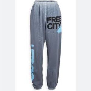 FREECITY - Letsgo Og Supervintage Sweatpants In Grey Art Sun Medium